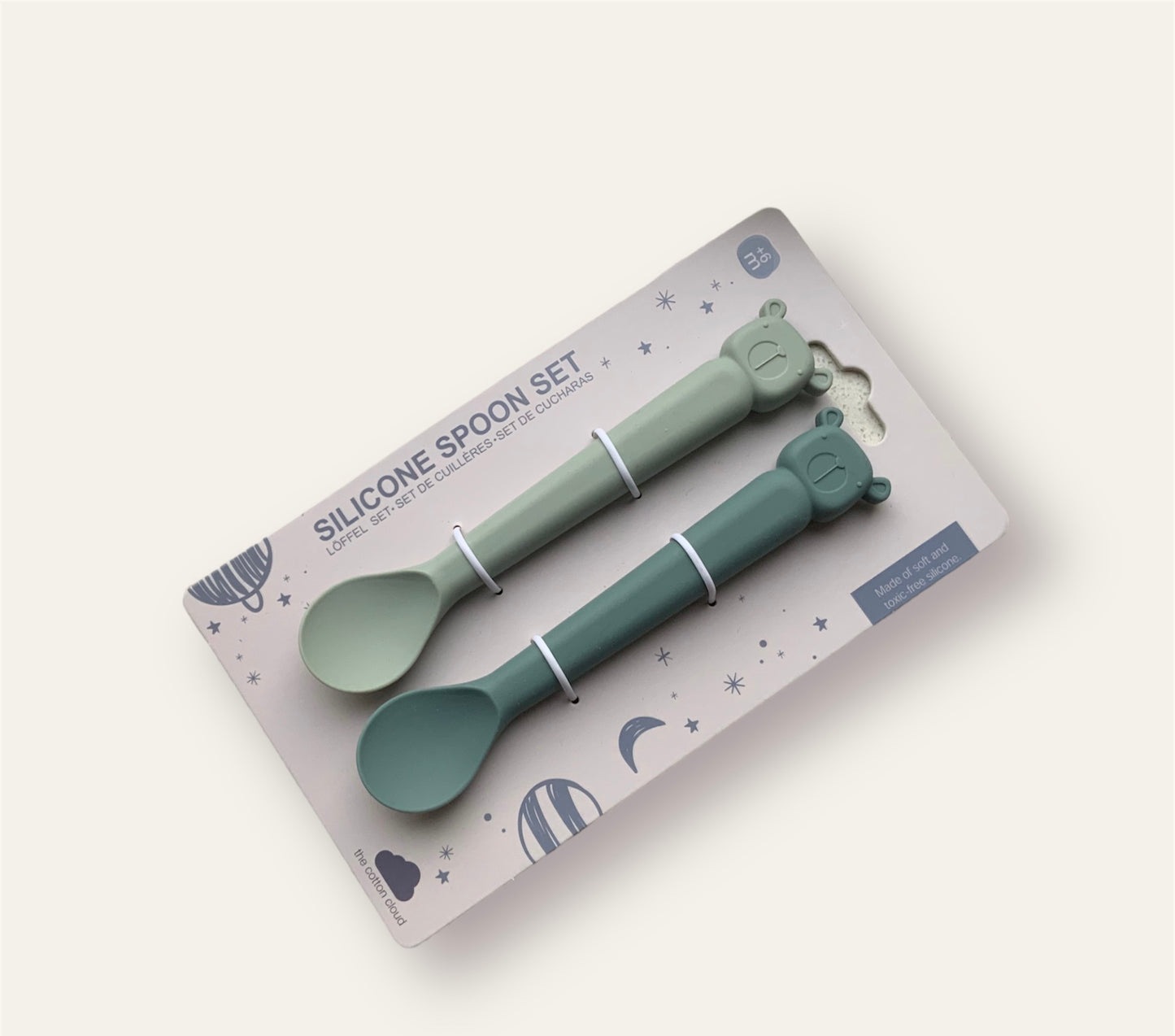 The cotton cloud - Set spoons Ocean/Iceberg