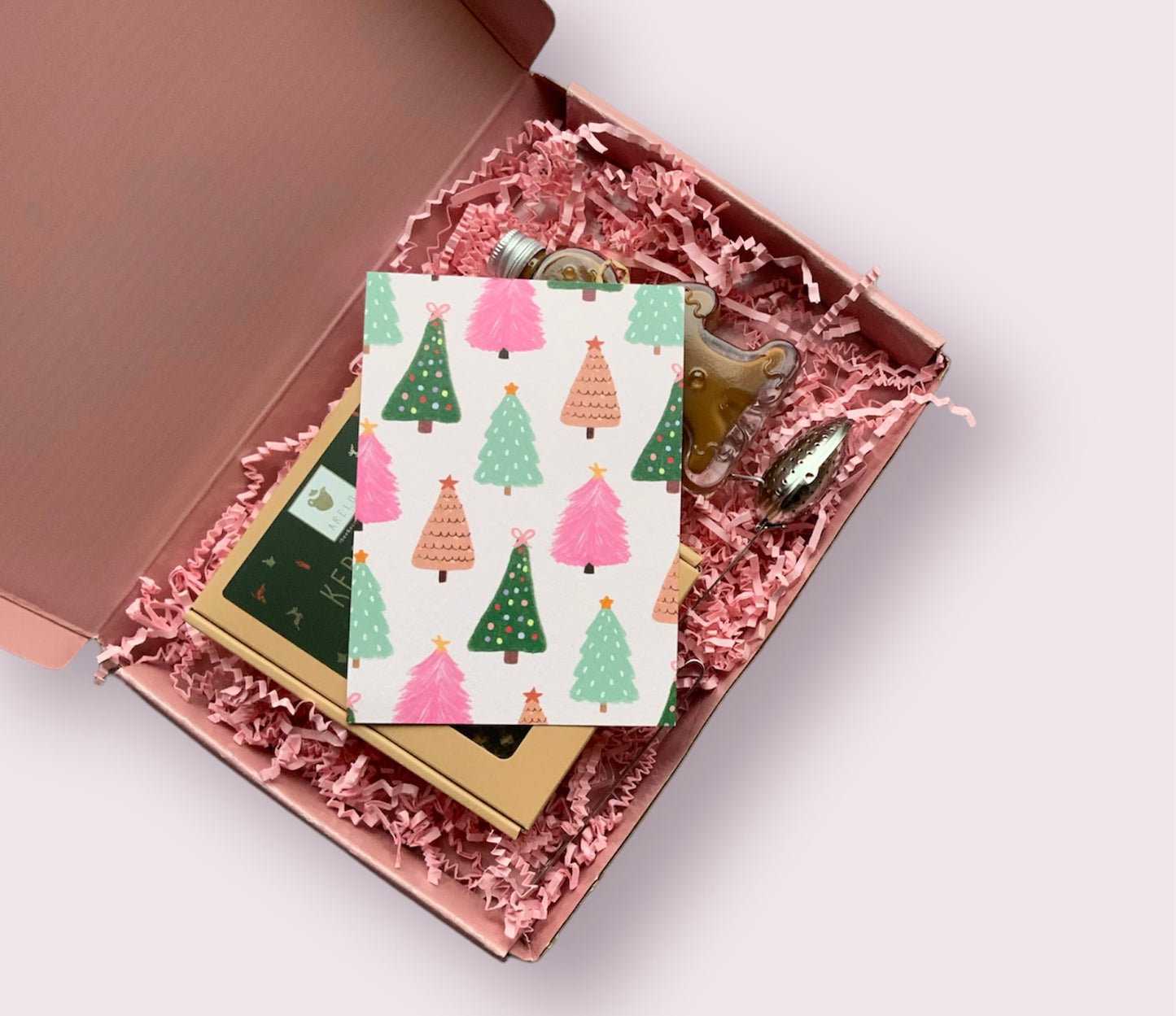 Kerst pakketje gingerman Brown