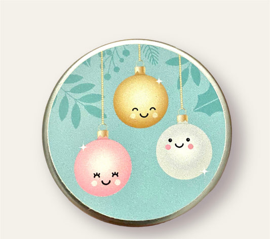 Waxine kaarsje kerstballen